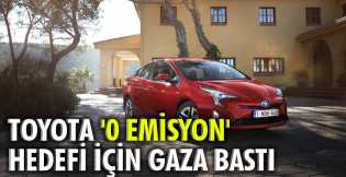 Toyota "0 emisyon" hedefi için gaza bastı