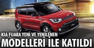 KIA fuara yeni ve yenilenen modelleri ile katıldı