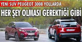 Yeni SUV Peugeot 3008 yollarda