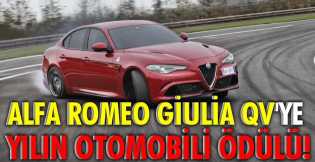 Alfa Romeo Giulia QV'ye yılın otomobili ödülü!