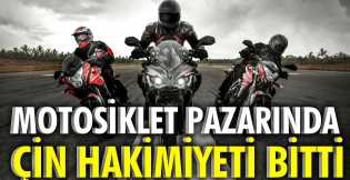 Motosiklet pazarında Çin hakimiyeti bitti