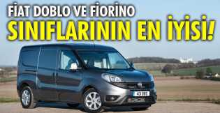 Fiat Doblo ve Fiorino, İngiltere'de sınıflarının en iyisi