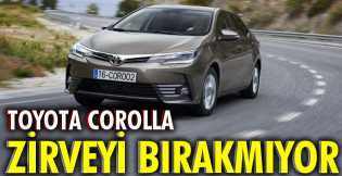 Corolla zirveyi bırakmıyor