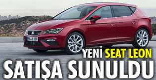 Yeni SEAT Leon satışa sunuldu