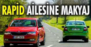 Skoda Rapid ailesine makyaj