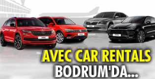 Avec Car Rentals şimdi de Bodrum'da...