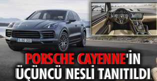 Porsche Cayenne'in üçüncü nesli tanıtıldı