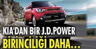 KIA'dan bir J.D.Power birinciliği daha…