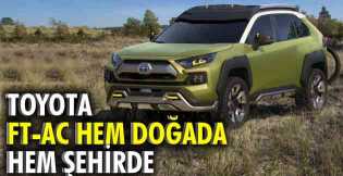 Toyota FT-AC hem doğada, hem şehirde