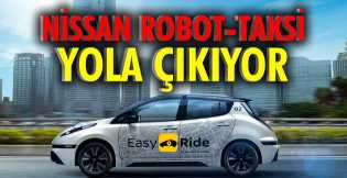 Nissan Robot-Taksi yola çıkıyor