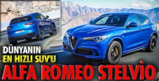 En hızlı Alfa Romeo Stelvio 2018'de Türkiye'de