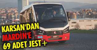 Karsan'dan Mardin'e 69 adet Jest+