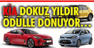 KIA, 9 yıldır ödülle dönüyor…