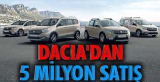 Dacia’dan 5 milyon satış