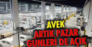 AVEK, pazar günleri de açık