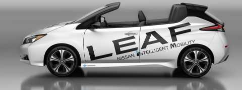 NISSAN LEAF, ÜSTÜNÜ AÇTI