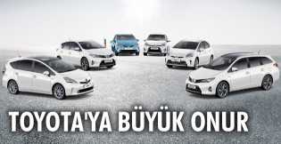 Toyota'ya büyük onur