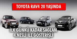 Toyota RAV4 20 yaşında