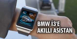 BMW İ3'e akıllı asistan; Samsung Galaxy Gear