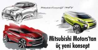 Mitsubishi Motors'tan üç yeni konsept