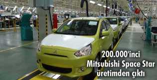 Mitsubishi Space Star üretimi 200.000'e ulaştı