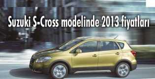 Suzuki S-Cross modelinde 2013 fiyatları