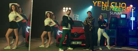 Renault Clio’ya özel dijital reklam