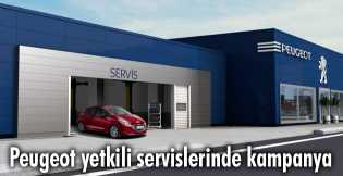 Peugeot yetkili servislerinde kampanya