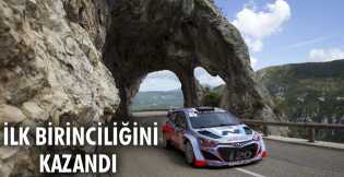 Hyundai i20 WRC, ilk birinciliğini kazandı