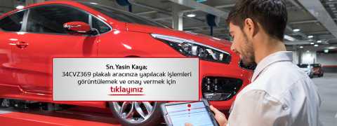 KIA’da temassız servis hizmeti başladı