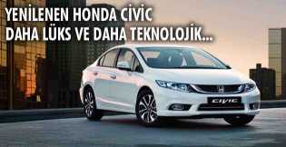 Yenilenen Civic Sedan daha lüks ve daha teknolojik