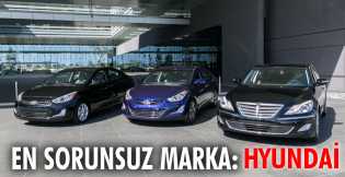 En sorunsuz marka: Hyundai