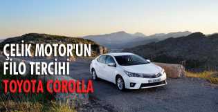 Çelik Motor'un filo tercihi Toyota Corolla