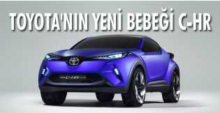 Toyota'nın yeni bebeği C-HR 