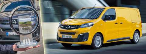 Yeni Opel Vivaro-e’nin ödülü, takdim edildi