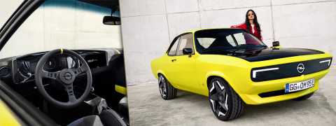 Opel'in ilk elektroMOD modeli, Manta