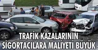 Trafik kazalarının sigortacılara maliyeti 2,4 milyar lirayı geçti