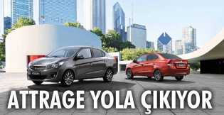 Mitsubishi Attrage yola çıkıyor