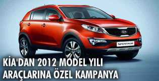 Kia'dan 2012 model yılı araçlarına özel kampanya