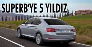 Skoda Superb'ye 5 Yıldız