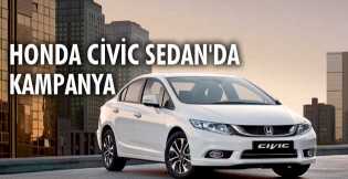 Honda Civic Sedan'da kampanya