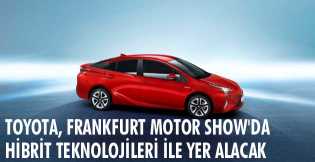 Toyota, Frankfurt Motor Show'da Hibrit teknolojileri ile yer alacak