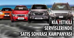 Kia Yetkili Servislerinde Satış Sonrası Kampanyası