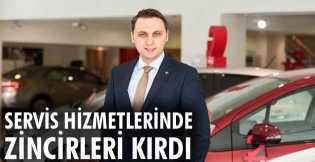 Servis hizmetlerinde zincirleri kırdı