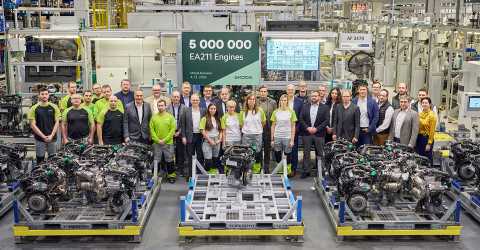 Škoda, 15 milyon motor üretti