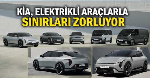 Kia, yeni elektrikli modellerini tanıttı