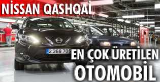 Nissan Qashqai, en çok üretilen otomobil 