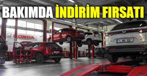Honda’dan bakım ve onarımda fırsat