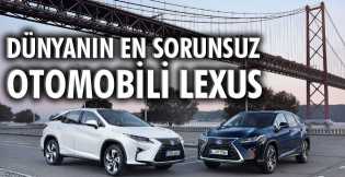 Dünyanın en sorunsuz otomobili Lexus