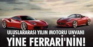 Uluslararası Yılın Motoru Unvanı yine Ferrari'nin